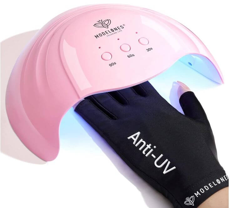 Budget-Friendly Gel Nails: The Best Lamps Under $20 1. Modelones 48W UV LED Nail Lamp Known for its efficiency in curing almost all gel polishes, gel nail strips, nail glue, and more, this lamp is excellent for regular home use.
Modelones Gel UV LED Nail Lamp with UV Gloves Kit