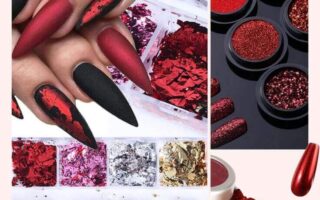 Top 3 Red Holographic Decorations for DIY Gel Polish Nail Art