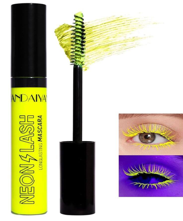 5 Bold Ways to Rock Neon Yellow Makeup 1. Eyeliner A neon yellow eyeliner along your lower lash line can be an eye-catching detail that elevates your makeup game.
Easilydays Waterproof Colorful Mascara for Eyelashes #01 Yellow