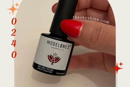 Experience the Power of Orange Red: A Review of Modelones Gel Nail 0240