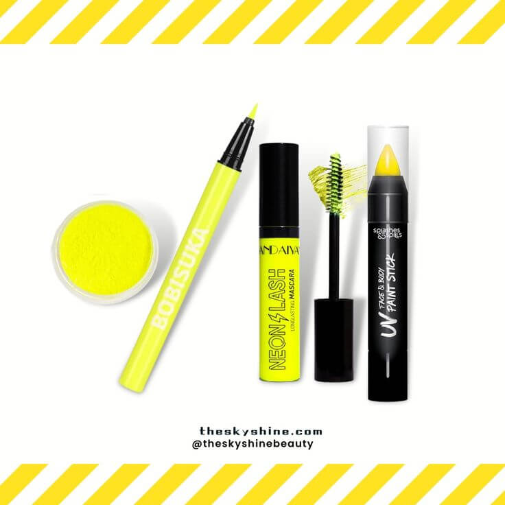 5 Bold Ways to Rock Neon Yellow Makeup, Neon makeup is perfect for creating bold and cool looks. Especially, neon yellow is an amazing choice that radiates energy and creativity.