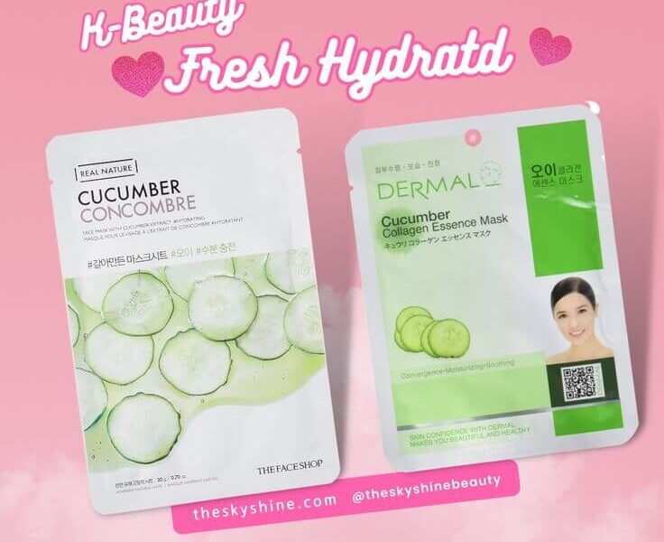 K-Beauty Secrets: The Top 3 Cucumber Sheet Masks for Staying Fresh and Hydrated