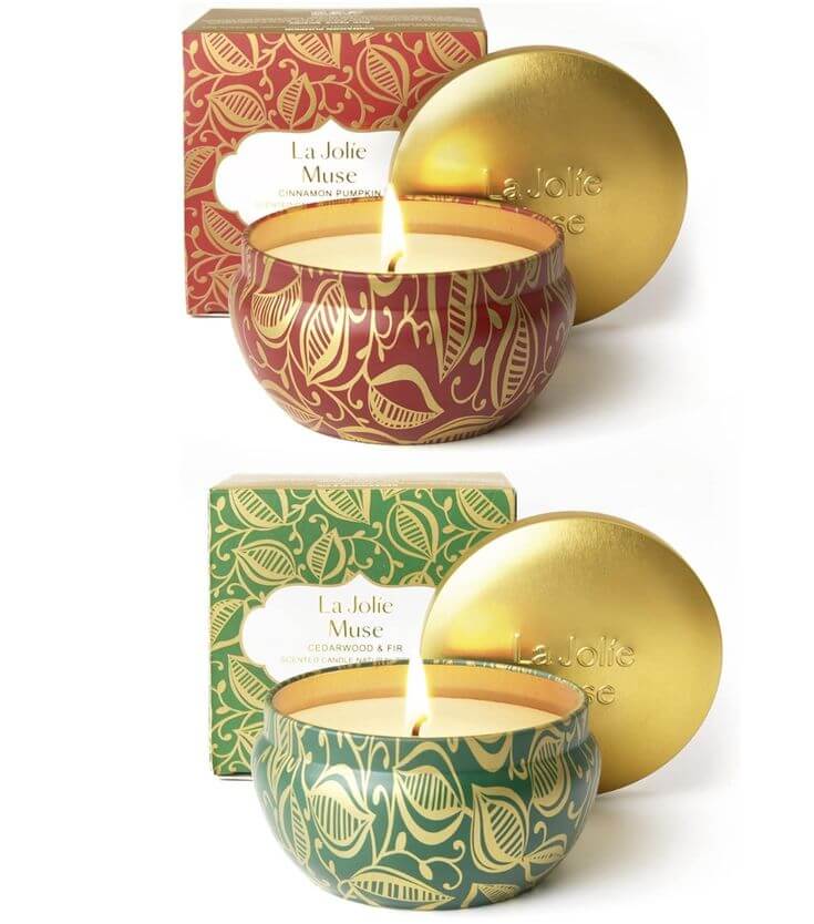 Top 5 Mini Candle Sets to Light Up Your Christmas 1. Festive Scents: The Small Candle Set 2 from LA JOLIE MUSE Spice up your holiday atmosphere with the LA JOLIE MUSE Christmas Candles, a small set of two candles.
LA JOLIE MUSE Christmas Candles