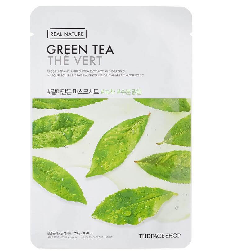5 Best Green Tea Mask Packs for a Morning Refresh This mask, soaked in fresh Green Tea extracts, is ideal for a morning hydration boost. It is the best choice for intense hydration, a matte finish, or a light refresh.
THEFACESHOP The Face Shop Real Nature Mask Sheet