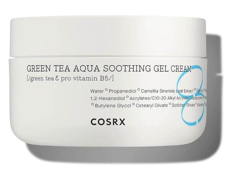 Navigating Skincare: The 5 Best Green Tea Moisturizers for All Skin Types 5.  COSRX This soothing gel cream is perfect for calming, cooling, and hydrating oily skin without feeling heavy.
COSRX Hydrium Green Tea Aqua Soothing Gel Cream