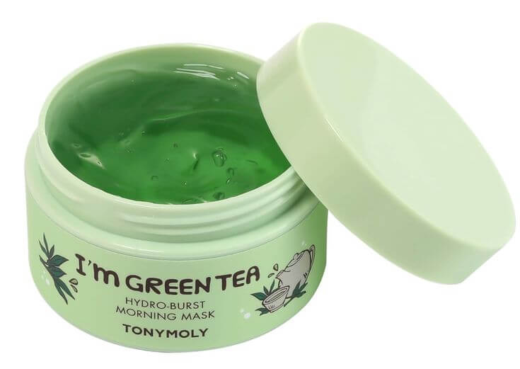 5 Best Green Tea Mask Packs for a Morning Refresh 3.  TONYMOLY I'm Green Tea Hydro Burst Morning Mask This mask, enriched with natural green tea, bamboo, and centella asiatica extracts, is designed to calm, cool, and hydrate the skin. 
TONYMOLY I'm Green Tea Hydro Burst Morning Mask