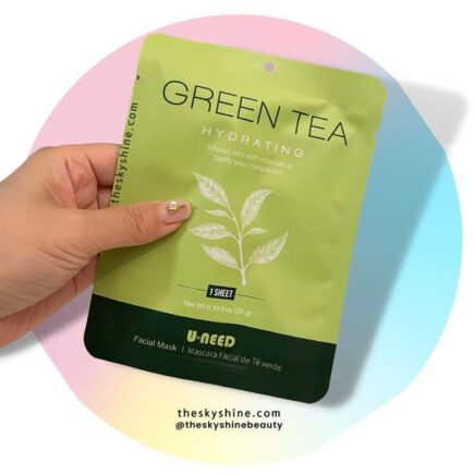 Hydration & Soothing Effect: A Personal Experience with the U Need Green Tea Mask Pack
