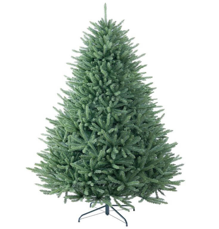 The 5 Best Indoor Artificial Christmas Trees 5. Rustic Charm Revival For Small Spaces  Bring nature-inspired beauty indoors with this unique blue-colored Artificial Christmas tree. Featuring natural elements like pinecones and fir accents, this tree infuses a cozy and inviting atmosphere into your living space. 
AMERZEST Artificial Christmas Tree 4.5ft Premium Blue Fir Christmas Tree Unlit