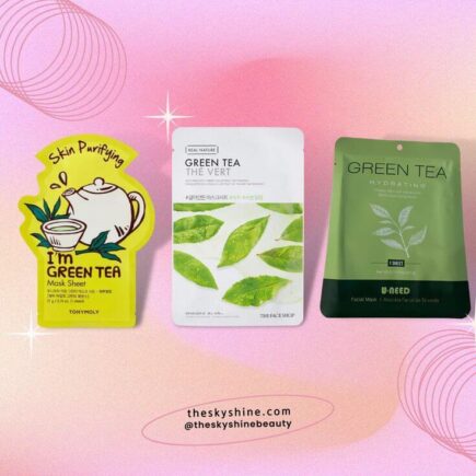 Unmasking Beauty: Top 3 Green Tea Sheet Masks from K-Beauty