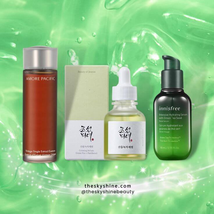 Lightweight Wonders: Top 3 Green Tea Serums in Korean Beauty Lightweight Green Tea Serums provide quick and adequate hydration for skincare, making them convenient for daily use both in the morning and evening.