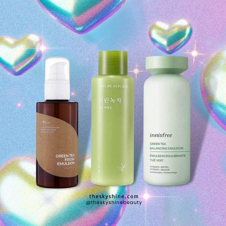 The Ultimate Guide to the Best 3 Green Tea Emulsions from Korea Green tea emulsions are not only popular in Korea, but also in many other countries as they provide hydration and soothing effects, making them one of the most popular skincare products.
