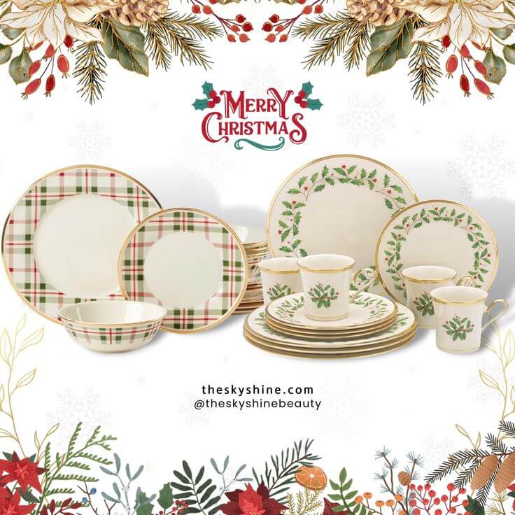 The 5 Best Christmas Dinnerware Sets of the Season Are you considering investing in Christmas Dinnerware Sets? A Christmas dinner set can add a warm, festive atmosphere to your holiday meals, making them even more special for friends, family, and loved ones. Not only does it convey a warm heart, but it also makes your food look more beautiful, warm, and appetizing. 