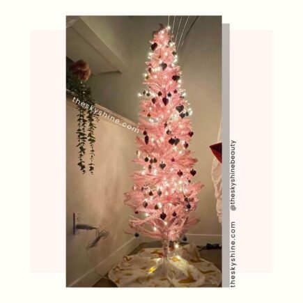 A Review of the HOMCOM 6’ Artificial Pencil Pink Christmas Tree