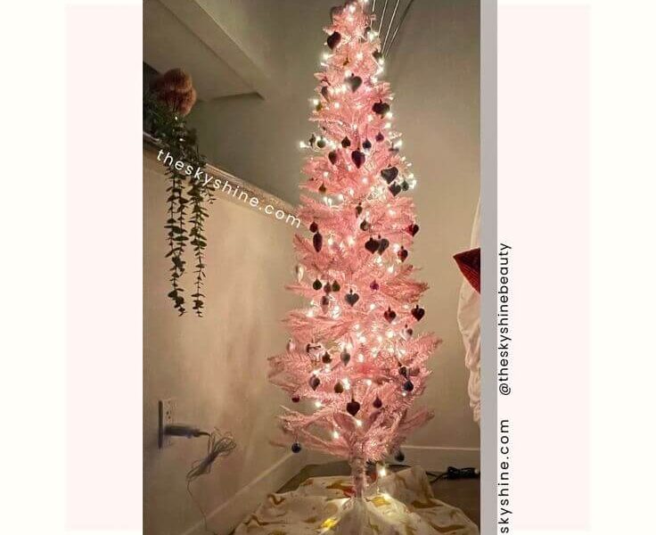 A Review of the HOMCOM 6’ Artificial Pencil Pink Christmas Tree