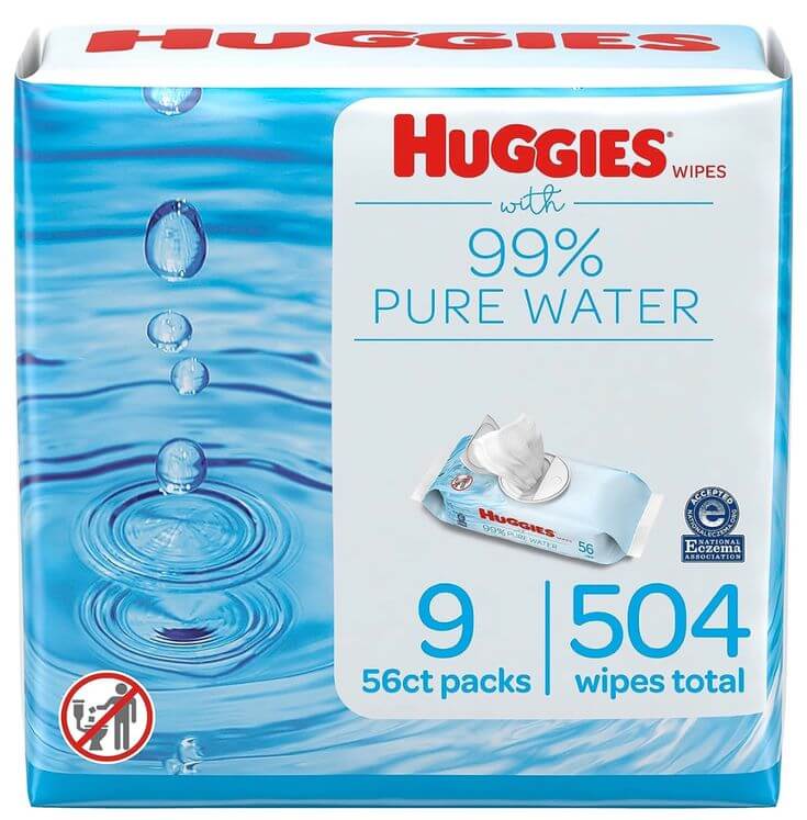 Huggies 99% Pure Water Baby Wipes