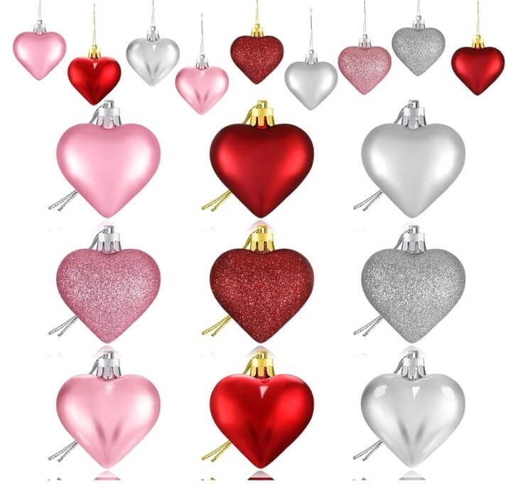 A Comprehensive Guide to Setting Up Your Pink Christmas Tree in a Small Space
Heart Baubles Heart Shaped Christmas Tree Baubles Heart Hanging Decorations for Valentine's Day Wedding Anniversary