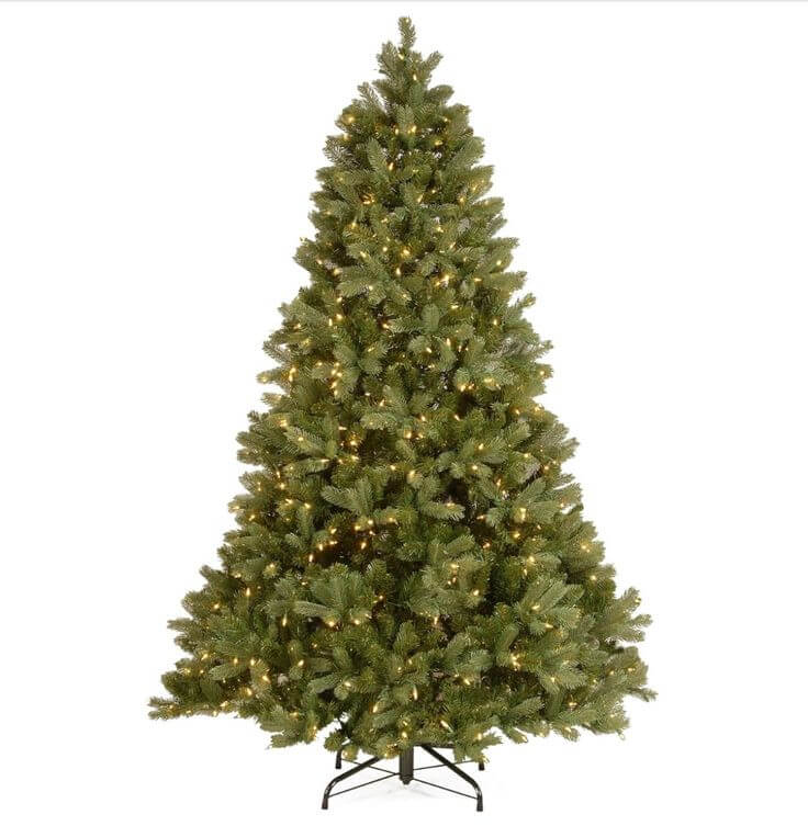 The 5 Best Indoor Artificial Christmas Trees 2. Realism  Infuse your indoor space with timeless elegance using the Feel Real Downswept Douglas Fir from National Tree Company.
National Tree Company Pre-Lit 'Feel Real' Artificial Full Downswept Christmas Tree, Green, Douglas Fir, White Lights, Includes Stand, 7.5 feet