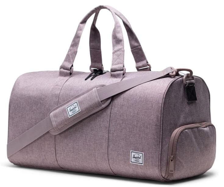 Carry in Style: The 3 Best Duffel Bags for Daily Use 3. Herschel Supply Co. Novel Mid-Volume Quail Crosshatch One Size Known for its signature shoe compartment, the Herschel Novel Duffel is a perfect blend of style and function for everyday use and short travel.