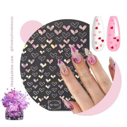 5 Must-Have Glossy Pink Heart Nail Products for Nail Art Lovers