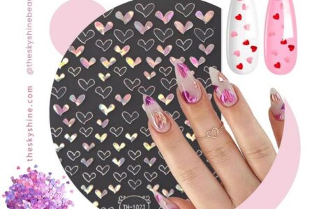 5 Must-Have Glossy Pink Heart Nail Products for Nail Art Lovers