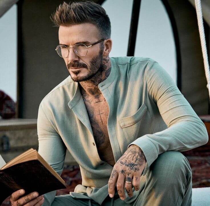 Top 6 Celebrity Beard Grooming Style for Men 3. David Beckham's Perfectly Groomed Stubble Beckham’s perfectly groomed stubble strikes a balance between sophistication and a clean look.
David Beckham