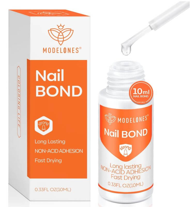 Top 3 Nail Glues for Perfect Press-On Nails 3. Modelones Nail Bond  The Modelones Nail Bond provides a strong adhesive in an acid-free formula, making it ideal for both beginners and professionals. Additionally, it has a low smell.
Modelones Nail Bond