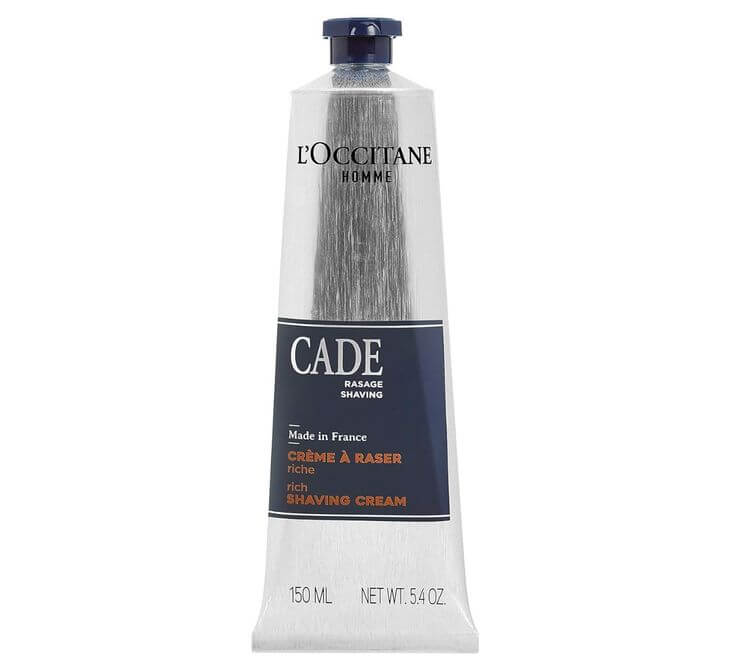 Top 3 Grooming Kits for Men Get the look:  Shaving Cream
L'Occitane Cade Shaving Cream, 5.4 Ounce: Rich, Creamy Foam, Smooth Shave, With Shea Butter, Reduce Feelings of Tightness & Irritation, Made in France