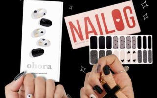 Fall in Love with These 3 black Heart Gel Nail Strips
