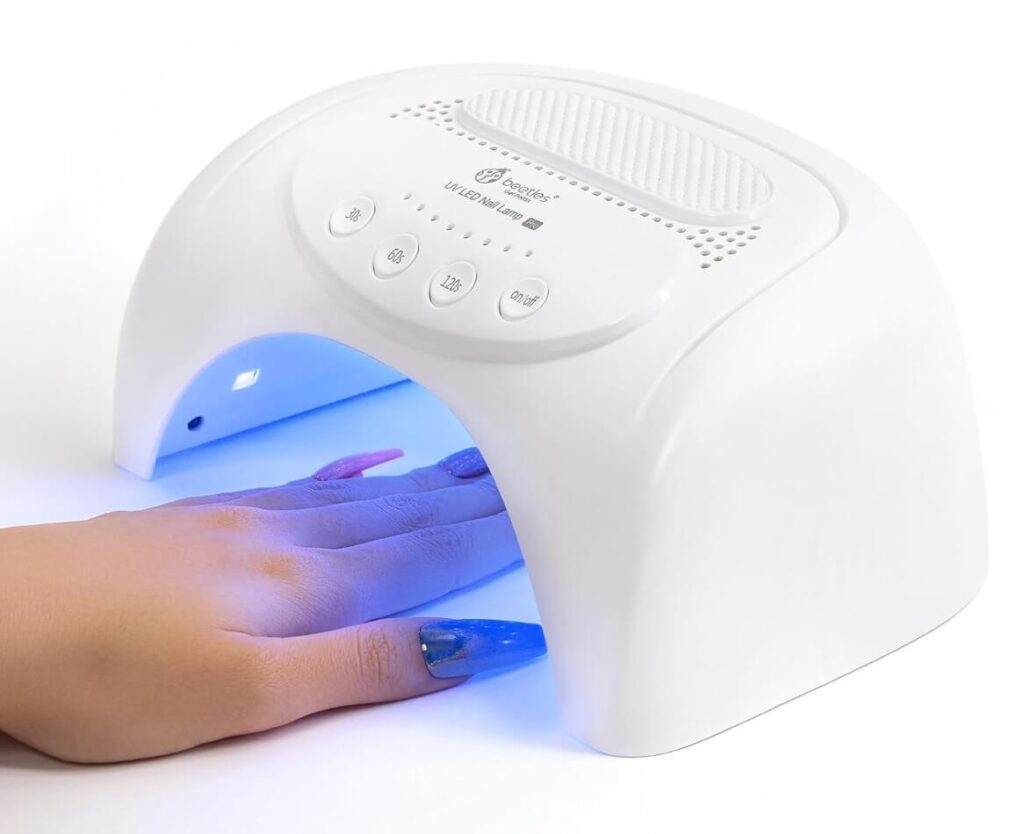 Unveiling the Top 3 Nail Rhinestone Glue Gels for Beginners Get the look:  UV LED Nail Lamp
Beetles UV LED Nail Lamp, 48W Professional UV Light for Gel Nails Curing Dryer with 3 Timers 