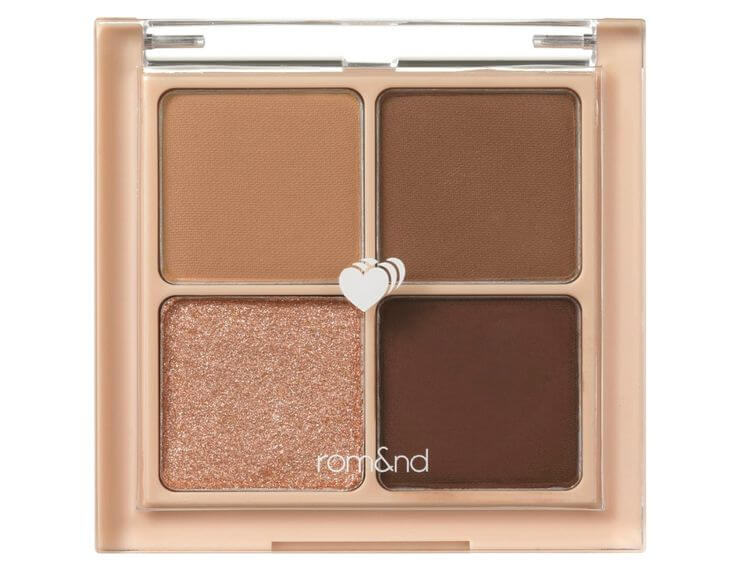 K-Beauty Brown EyeShadow Palettes for Every Skin Tone 3. Dry Ragras This compact palette is ideal for achieving both natural daily makeup looks and is perfect for on-the-go use.
rom&nd Better than Eyes 4 Color Mini Palette, 03 Dry Ragras