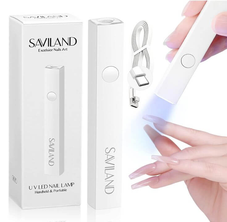 Budget-Friendly Gel Nails: The Best Lamps Under $20 Get the look: Portable Gel Lamp for Anywhere
SAVILAND U V Light for Nails Handheld Gel X Lamp for Gel Nails Flash Cure Lamp for Gel Nails 