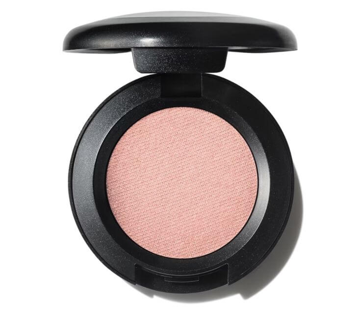 Peach Perfection: The Top 5 Single Eyeshadows 2. MAC Eyeshadow in Naked Lunch frost  A soft peach with golden undertones that brighten the eyes instantly.
MAC Eyeshadow in Naked Lunch frost