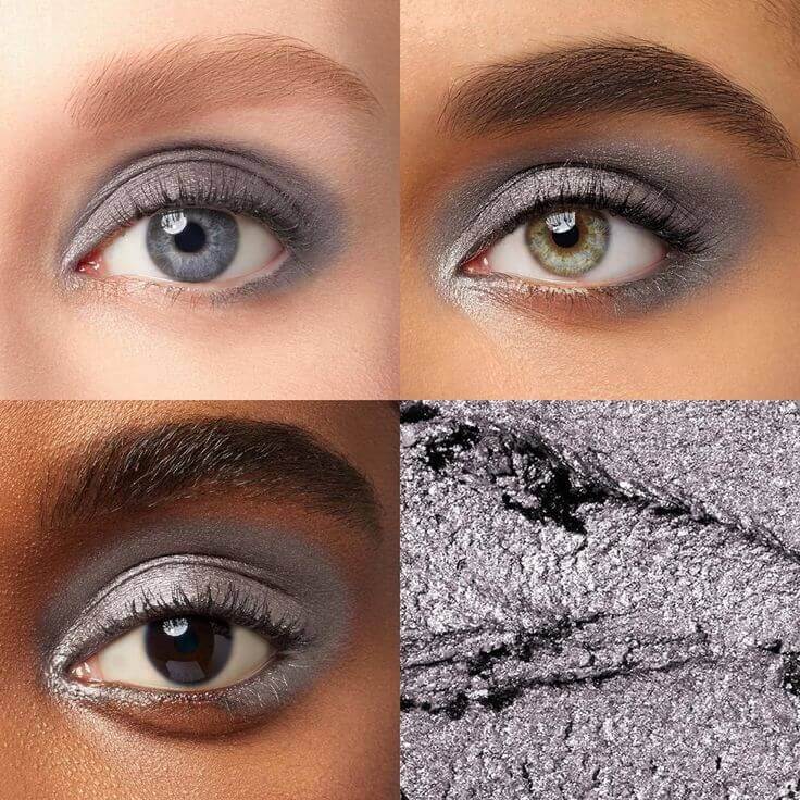 Gorgeous Gray: The Best Single Shimmer Eyeshadows for Fair Skin 2.  Julep Eyeshadow in Smoky Grey Shimmer A rich, shimmering gray perfect for a dramatic smokey eye.
Julep Eyeshadow 101 Crème to Powder Waterproof Eyeshadow Stick, Smoky Grey Shimmer
