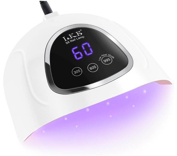 Budget-Friendly Gel Nails: The Best Lamps Under $20 2. LKE LED Nail Lamp 72W UV Light LKE offers a user-friendly lamp with enough power for effective curing, and its LCD touch display screen adds a modern style.
LKE LED Nail Lamp 72W UV Light 