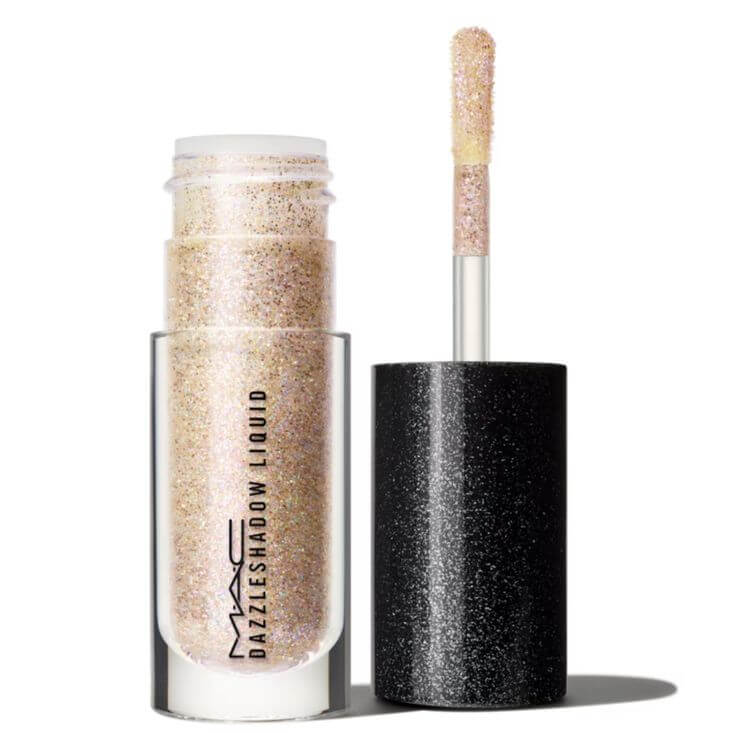 Silver Stunners: MAC’s Must-Have Silver Eyeshadows Get the look: Ultra shiny and easy to blend
MAC Dazzleshadow Liquid Eyeshadow in Not Afraid To Sparkle