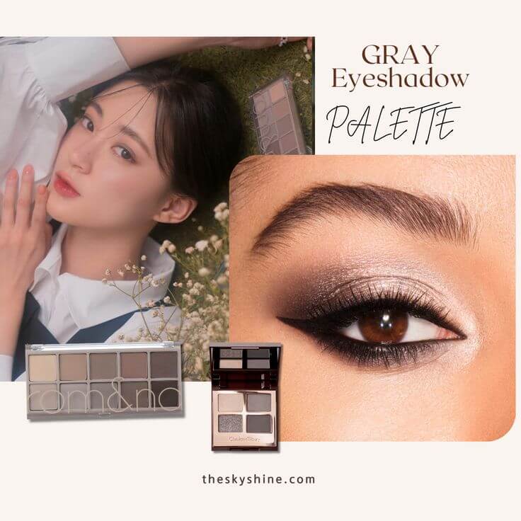 Neutral Elegance: Must-Have Gray Eyeshadow Palettes The gray eyeshadow palette is essential for creating elegant and sophisticated eye looks from day to night with chic shades ranging from light to dark tones.