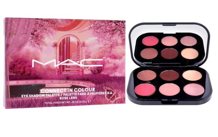 MAC Connect In Colour Eye Shadow Palette - Rose Lens for Women 
