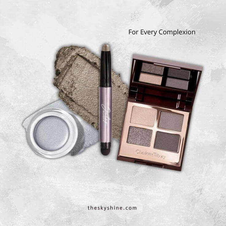 All About That Sparkle: Grey Shimmer Eyeshadow for Every Complexion Grey shimmer eyeshadow can enhance complexion by choosing suitable shades for all skin tones, offering a range from subtle to intense metallic tones, allowing for easy creation of natural or bold evening styles in desired makeup looks.