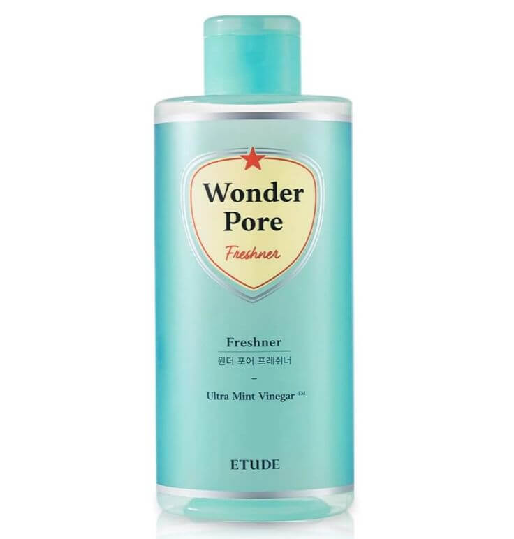 Pore reduction method 2. Pore reduction method We can find to easy oil free cosmetic. Also, cosmetics containing Coconut oil, Mineral Oil and Lanolin should not be used for oily skin. Because it can block pores and cause acne.
ETUDE HOUSE Wonder Pore Freshner