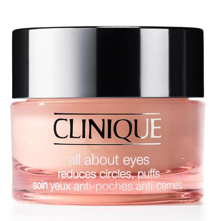 Say Goodbye to Puffy Eyes: The Popular Eye Serum and Creams for a Fresh Look 2. Clinique All About Eyes Eye Cream Includes Hyaluronic Acid and Caffeine, this cream diminishes puffiness and provides a hydrated base for makeup application.