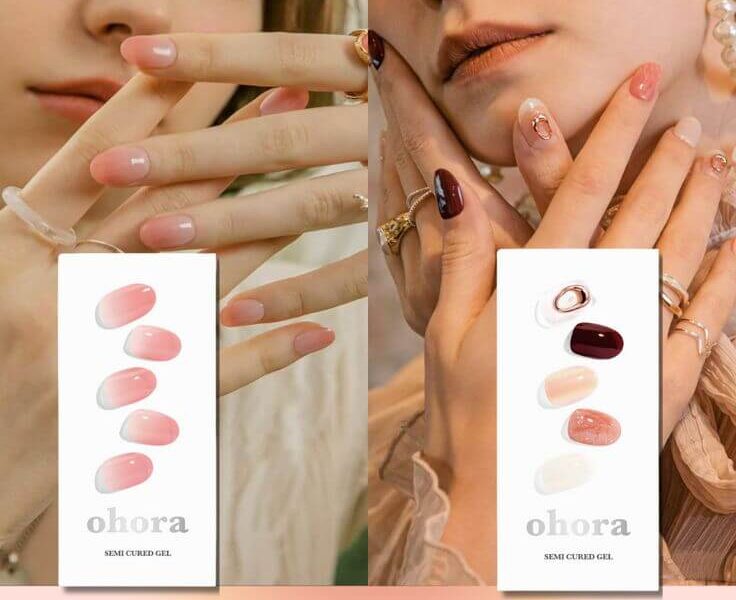 Top 3 Ohora Peach Gel Nail Strips