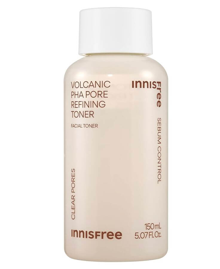 The Must-Have Korean Pore-Cleansing Products for Oily and Acne-Prone Skin
innisfree Volcanic PHA Pore Refining Toner 