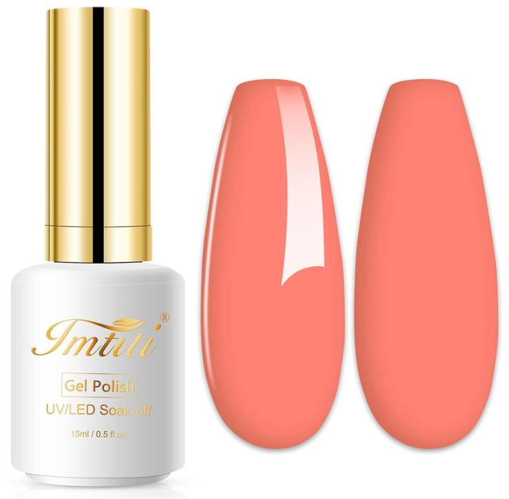 Best Coral Peach Gel Nail Polish Colors For All Season Nails
Imtiti Coral Gel Nail Polish