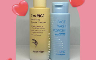 Exfoliating Showdown: TONYMOLY I’m Rice vs. DHC Face Wash Powder