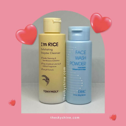 Exfoliating Showdown: TONYMOLY I’m Rice vs. DHC Face Wash Powder