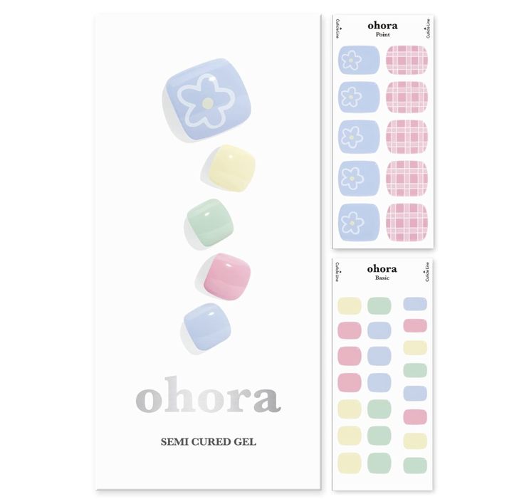 Top 3 Ohora Peach Gel Nail Strips Get the look: Pastel Pedicure
ohora Semi Cured Gel Pedicure Strips (P darling)