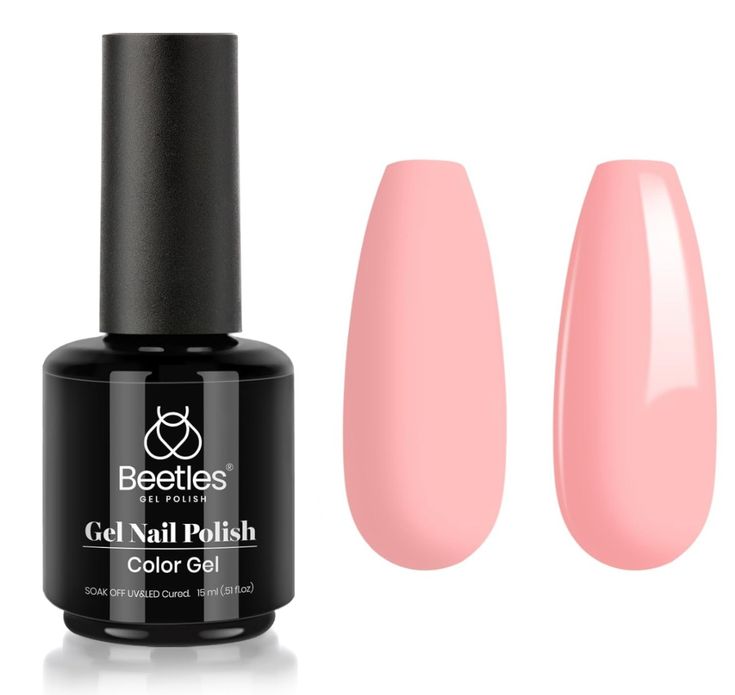 Pretty in Pink Peach: The Top 5 Gel Nail Polishes for a Radiant Glow 2. Beetles - Peach Pink Nail Polish  Beetles Peach Pink Nail Polish