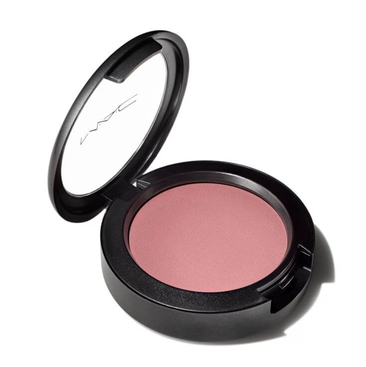 Top 3 Must-Have MAC Peachy Blushes for All Seasons 3. MAC Cosmetics Powder Blush in Mocha Mocha offers a pink shade with warm undertones and a touch of matte, ideal for those who prefer a natural flush. 
MAC Cosmetics Powder Blush in Mocha