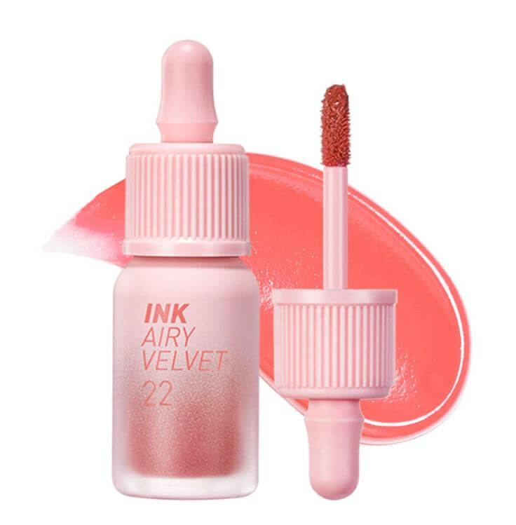 K-Beauty Essentials: Best 5 Lip Fruit Makeup Products Get the look: Peachy Lips
Peripera Ink Airy Velvet Lip Tint in 022 CENTER PEACH 