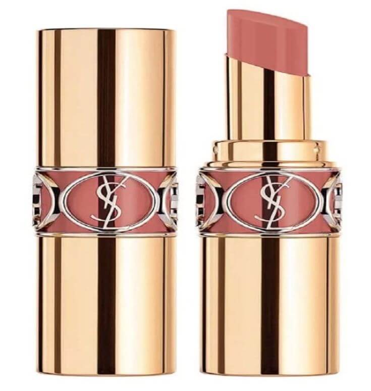 Best Sophisticated Peachy Nude Lipsticks for All Skin Tones Get the look: Nourishment for your Lips
Yves Saint Laurent Rouge Volupté Shine Lipstick Balm 150 Nude Lingerie